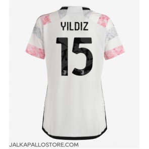 Juventus Kenan Yildiz #15 Vieraspaita Naisten 2023-24 Lyhythihainen